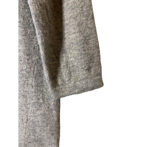 Boden‎ Sweater Womens Pullover Gray Wool Blend Button Back 3/4th sleeve Sz 6 - Picture 7 of 11